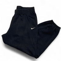 Nike Black and White Swoosh Baggy Joggers (XL)