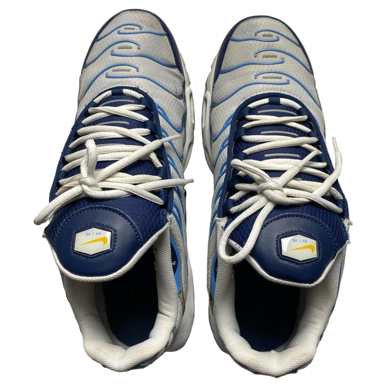 Nike Air Max Plus TN White Navy Gold (UK9)