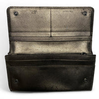 Prada Milano Metallic Womens Purse Wallet