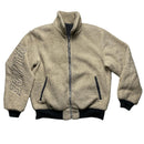Palace Black and Cream Sherpa Reversible Bomber Jacket (L)