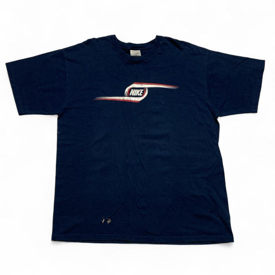 Nike Vintage 90’s Y2K Navy White and Red T Shirt (XL)