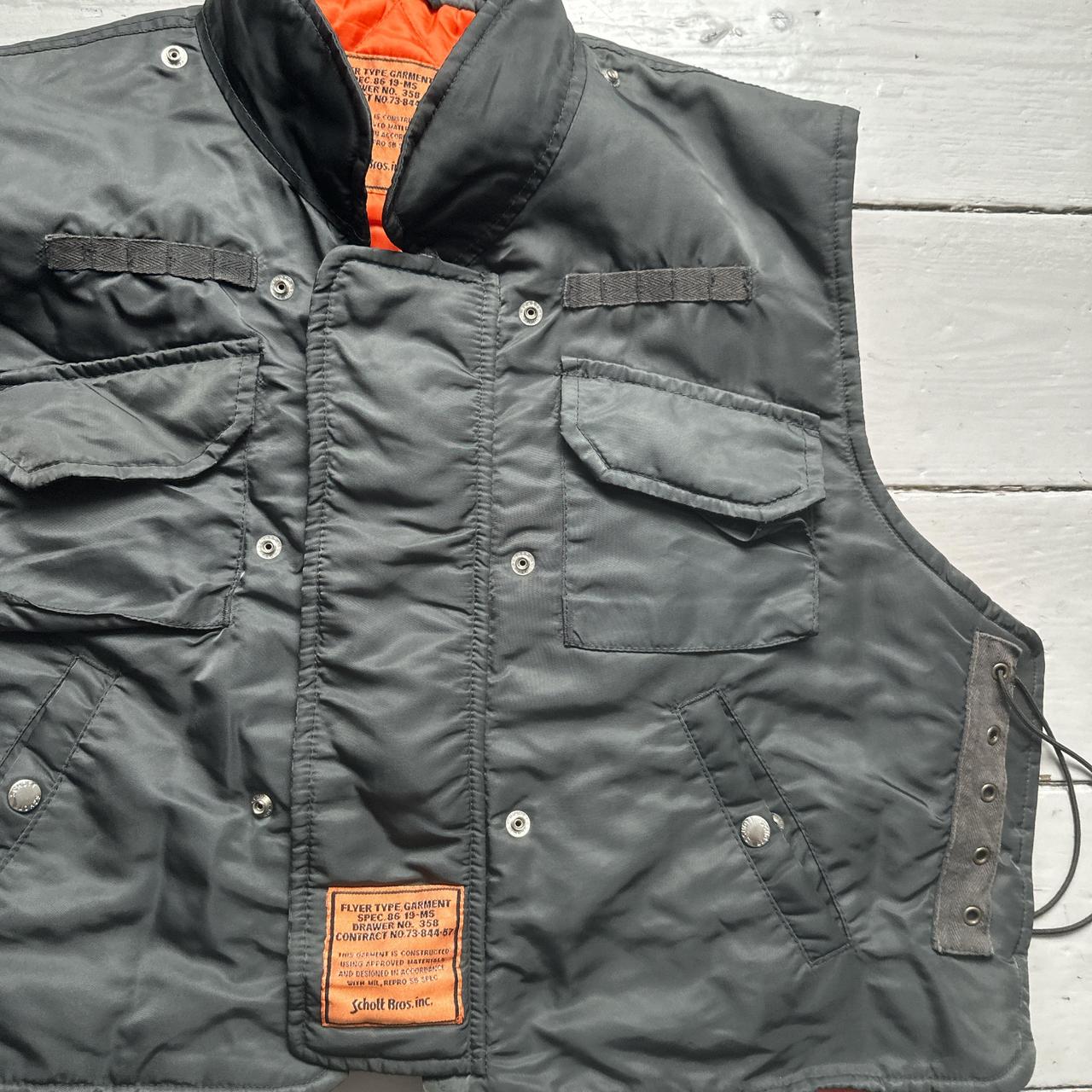 Schott Vintage Vest Gilet Bomber Jacket