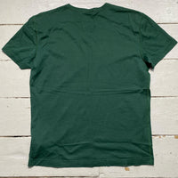 Dolce and Gabbana Plaque Reverse Weave Green T Shirt (M)