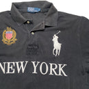 Ralph Lauren Polo New York Black and White Polo Short Sleeve Shirt (L)