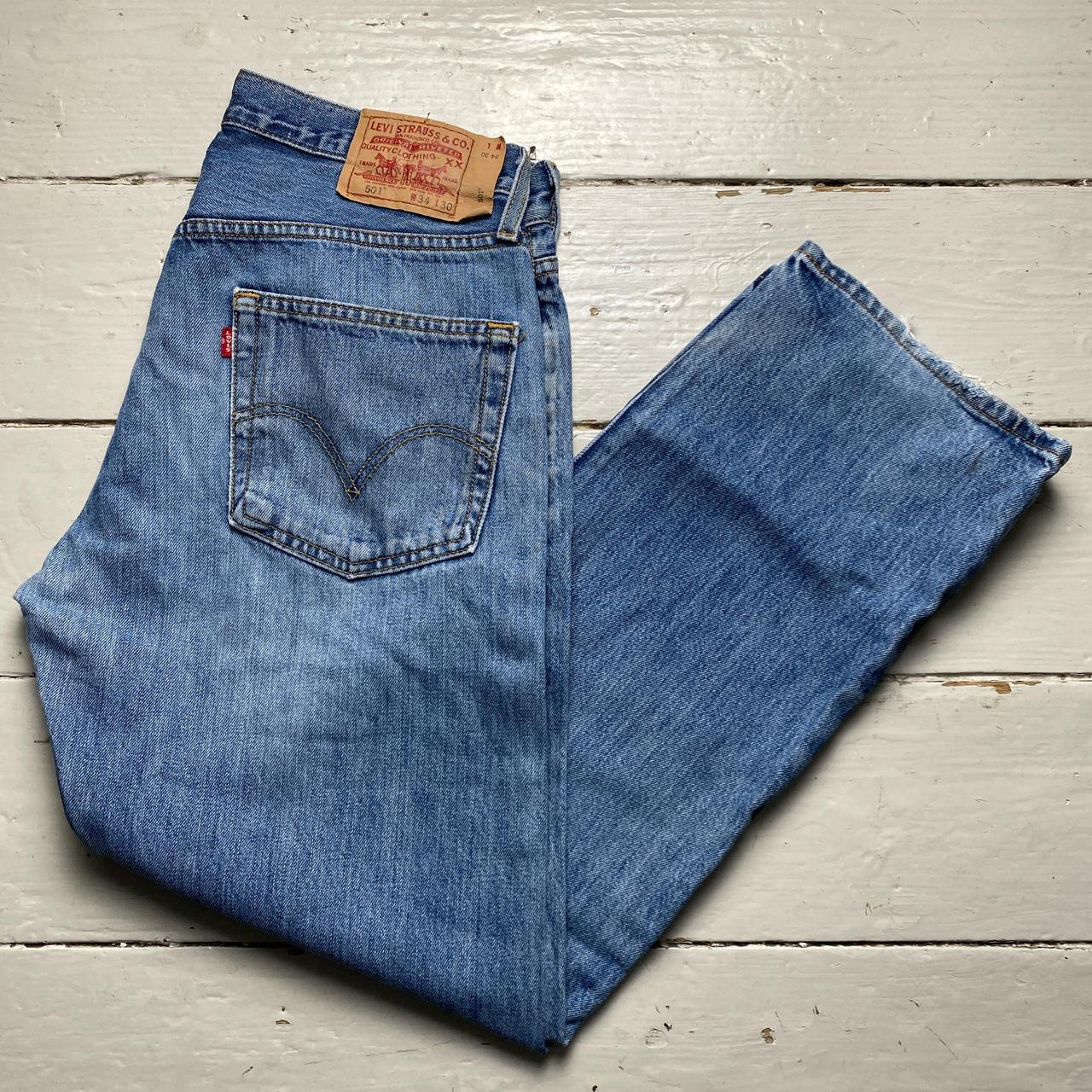 Levis 501 Baggy Light Blue Jeans