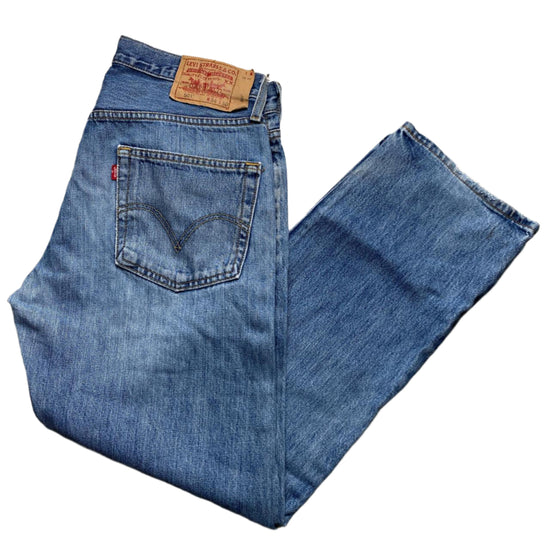 Levis 501 Baggy Light Blue Jeans (34W)