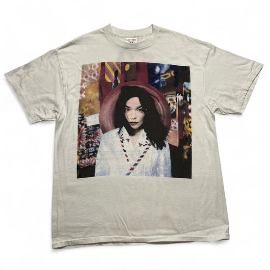 Bjork Post Vintage 90’s Single Stitch White T Shirt