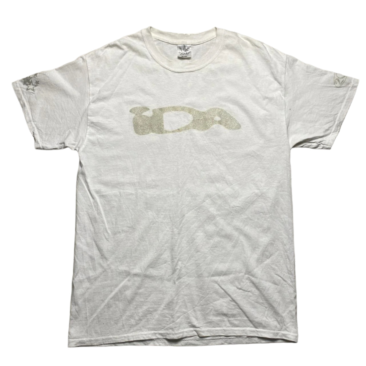 IDA Supply White and Silver T Shirt (L)