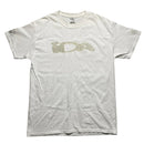IDA Supply White and Silver T Shirt (L)