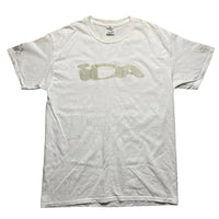 IDA Supply White and Silver T Shirt (L)