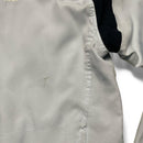 Adidas y2k Vintage Baby Blue Navy and White Nylon Shell Tracksuit Jacket (L)
