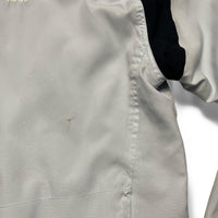 Adidas y2k Vintage Baby Blue Navy and White Nylon Shell Tracksuit Jacket (L)