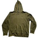 Nike Olive Green and Black Swoosh Hoodie (L)