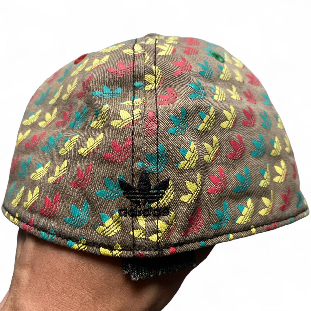 Adidas Originals Brown and Rasta Fitted Cap