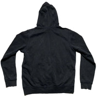 Nike Black and White Swoosh Hoodie (L)