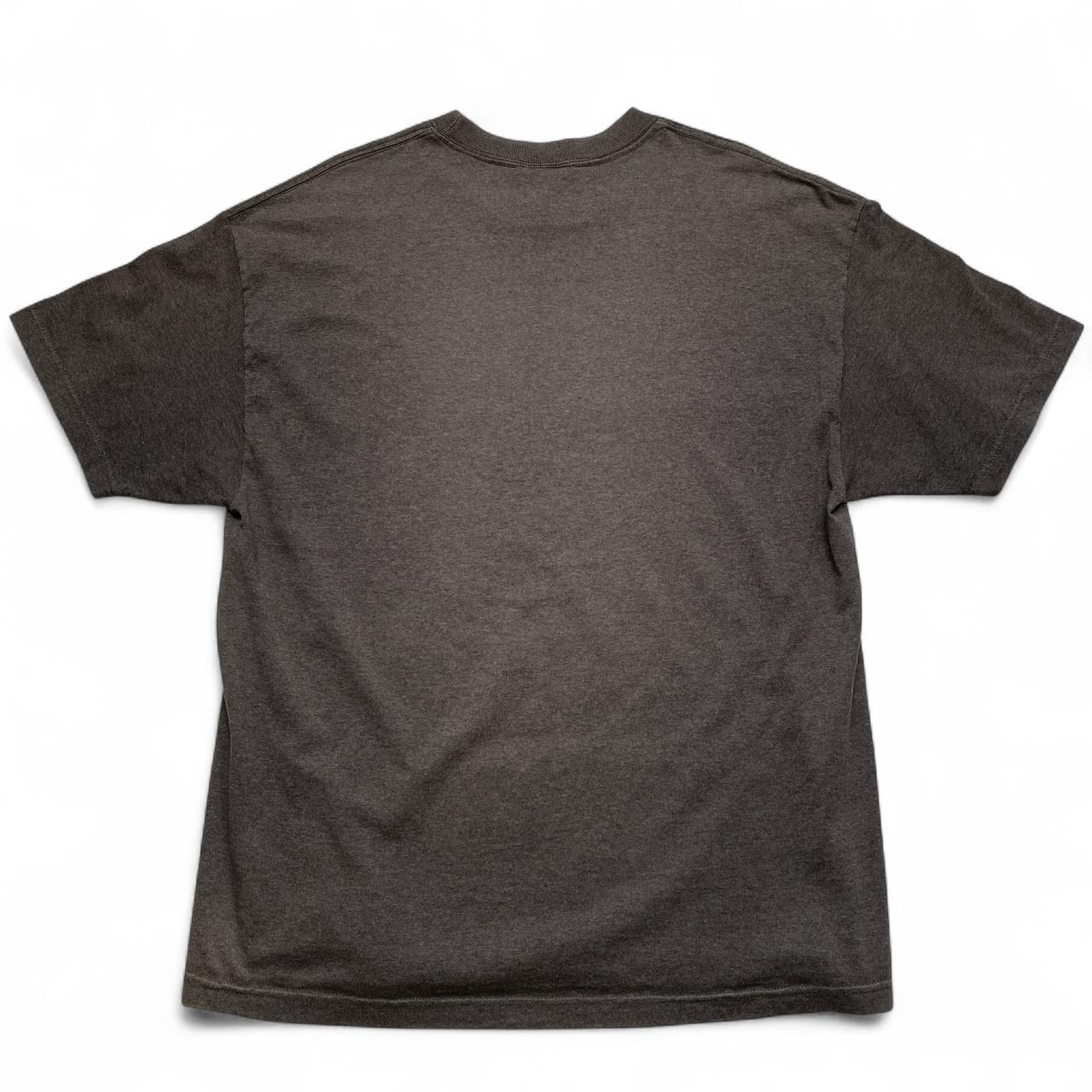 Nike Vintage y2k Grey and White T Shirt (L)