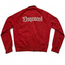 Dsquared Red and White Zip Up Jumper (2XL)