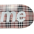 Supreme Burberry Pink Skateboard Deck