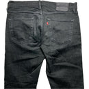 Levis 514 Black Straight Leg Baggy Jeans (33W)
