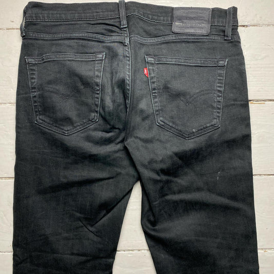 Levis 514 Black Straight Leg Baggy Jeans