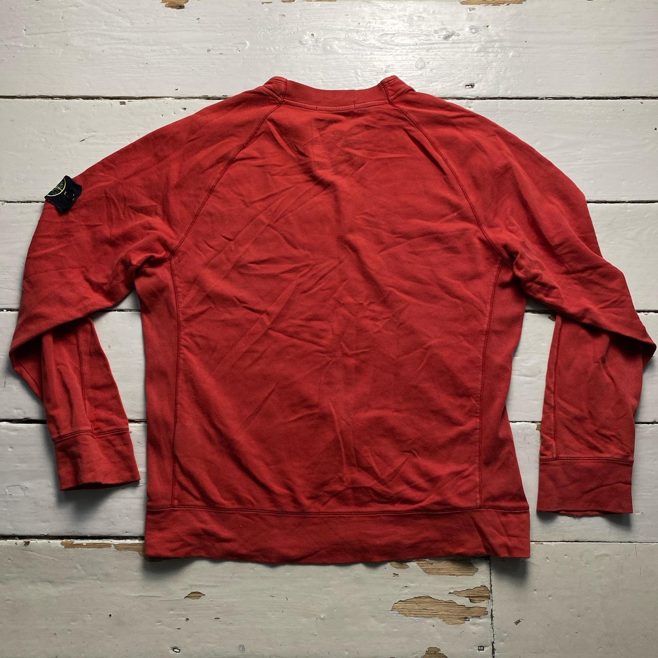 Stone Island Red Jumper Vintage 2009