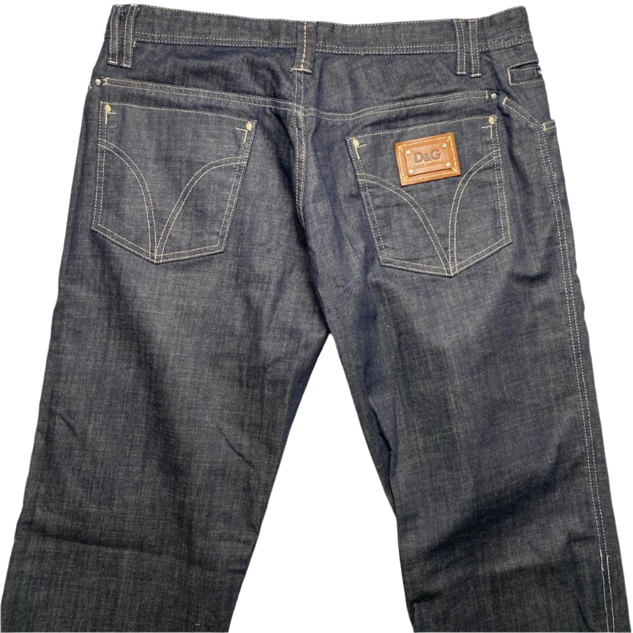 Dolce and Gabbana Vintage Baggy Indigo Navy Jeans (38W)