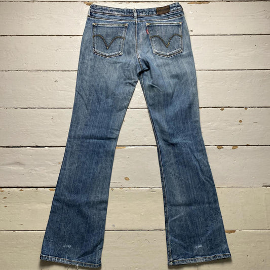 Levis 572 Bootcut Vintage Light Blue Womens Jeans