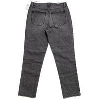 Good American Grey Stonewashed Distressed Womens Jeans (10)