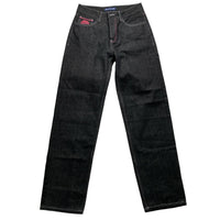 Minus Two Jeans Pink Embroidery Grey Jeans (32W)