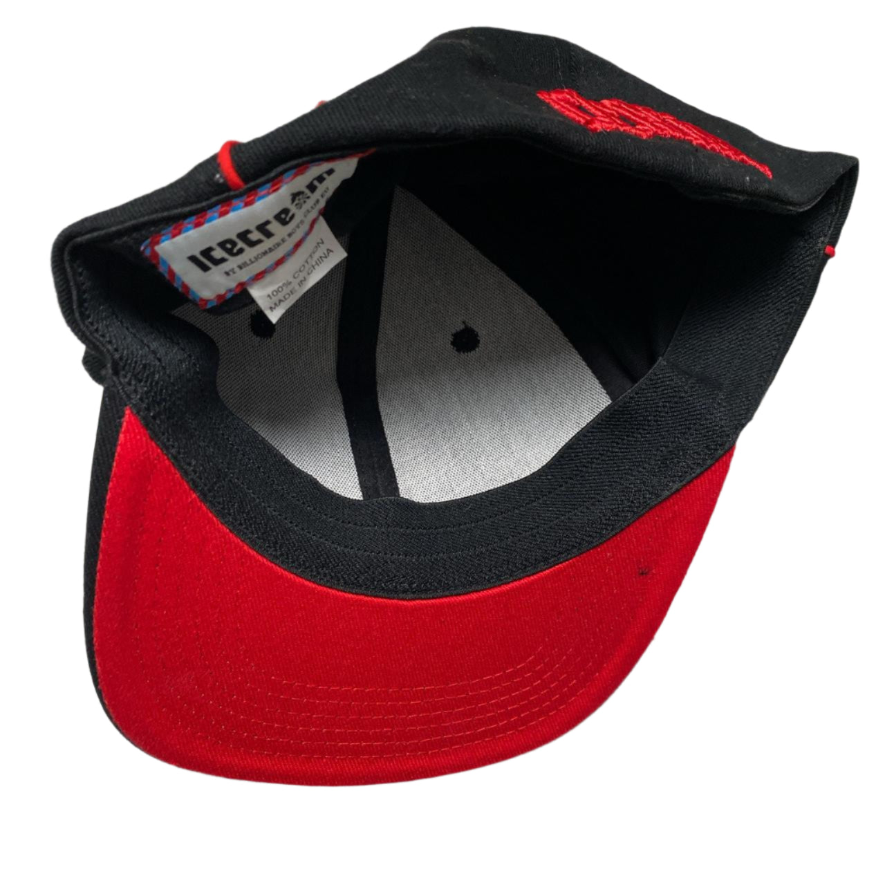 Ice Cream Billionaire Boys Club Fitted Black and Red Cap