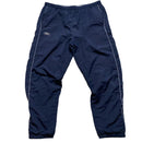 Umbro Navy and Grey Trackpant Shell Baggy Bottoms (L)