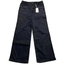Good American Baggy Flared Black Jeans (12)