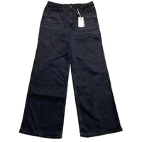 Good American Baggy Flared Black Jeans (12)