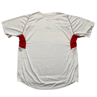 Nike Vintage Centre Swoosh White Red and Grey Jersey T Shirt (XL)