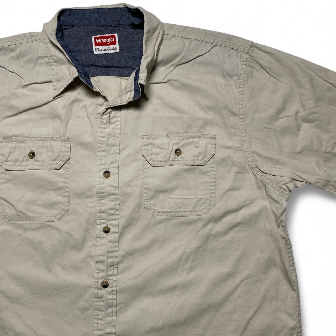 Wrangler Cream Short Sleeve Shirt