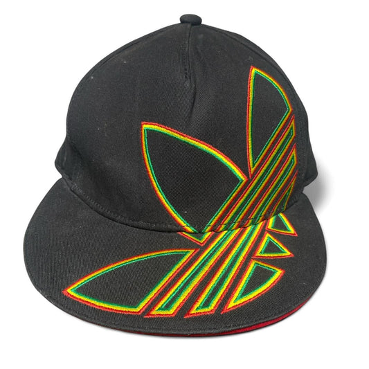 Adidas Rasta Originals Black Yellow Green and Red Fitted Cap