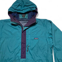 Patagonia Vintage 90’s Green and Purple Skidoo Windbreaker (M)
