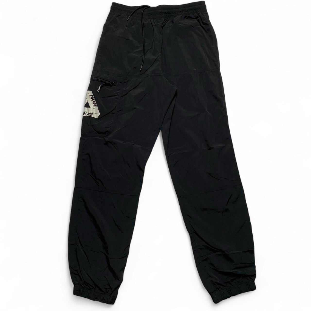Palace Black and White Shell Trackpant Bottoms