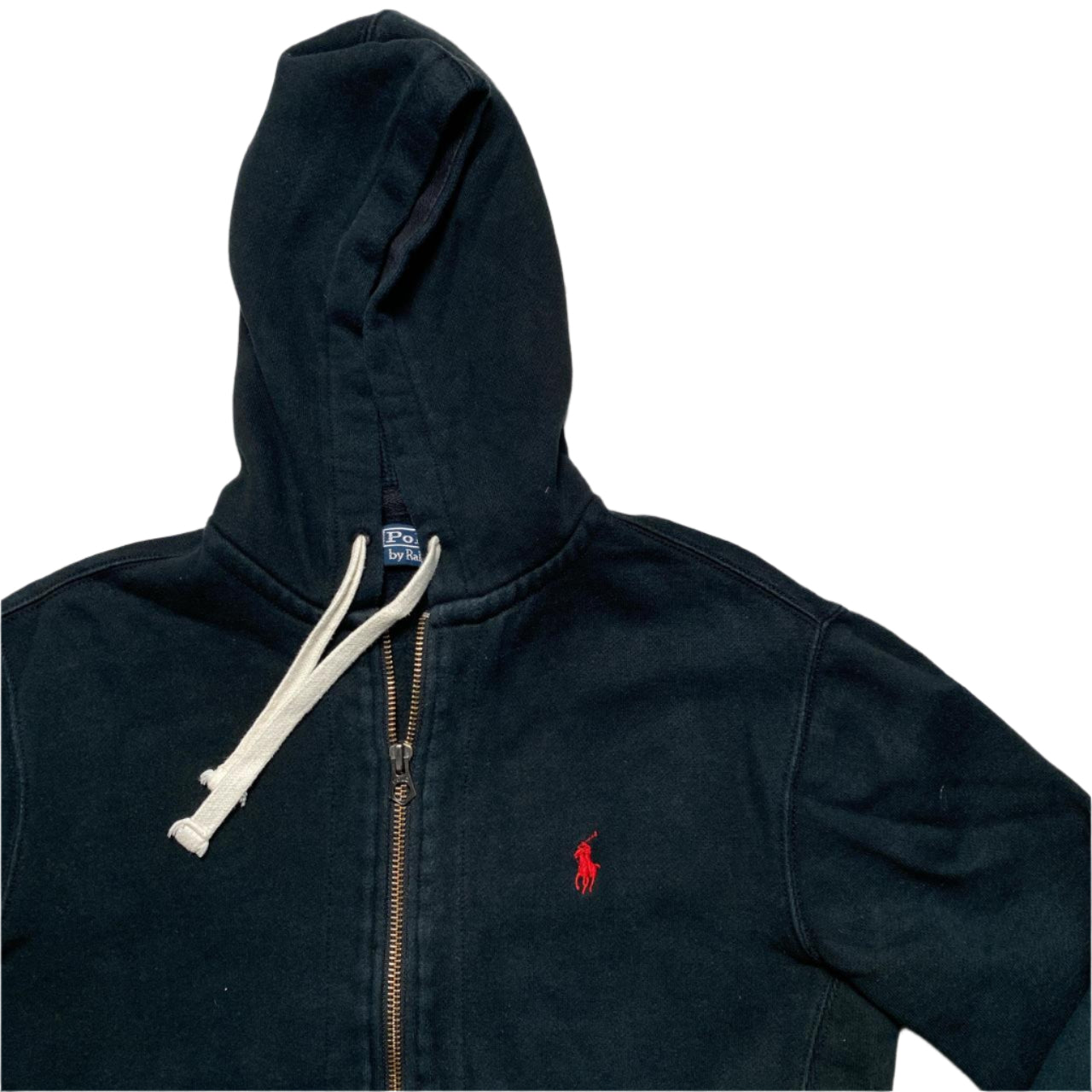 Ralph Lauren Polo Black and Red Hoodie (S)