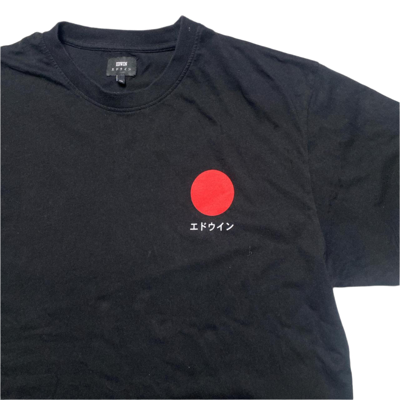 Edwin Black and Red T Shirt (XL)
