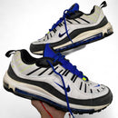 Nike Air Max 98 White Green and Blue trainers (UK 11)