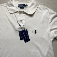 Polo Ralph Lauren White an Blue Long Sleeve Polo Shirt (L)