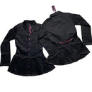 Edward Scissorhands Black and Pink Goth Grunge Short Dress Shirt (M,L)