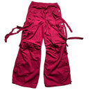 Criminal Damage Vintage y2k Pink Baggy Cargo Combat Trousers (MB/LB)