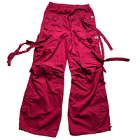 Criminal Damage Vintage y2k Pink Baggy Cargo Combat Trousers (MB/LB)