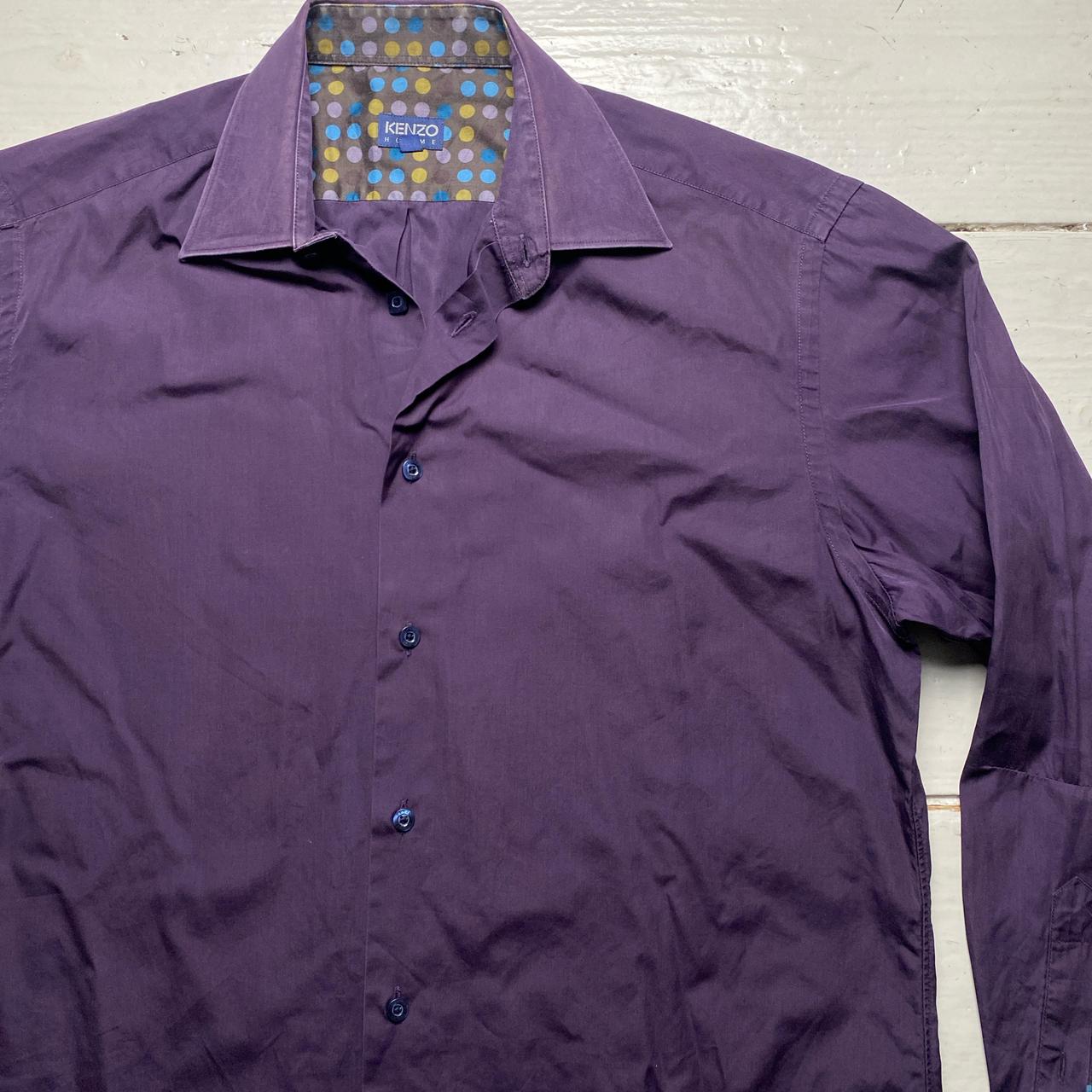 Kenzo Homme Purple Long Sleeve Shirt