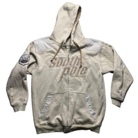 South Pole Cream and White Hoodie (M)
