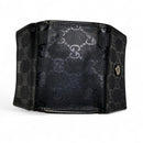 Gucci Black GG Supreme Monogram Leather Small Keyholder Case Wallet