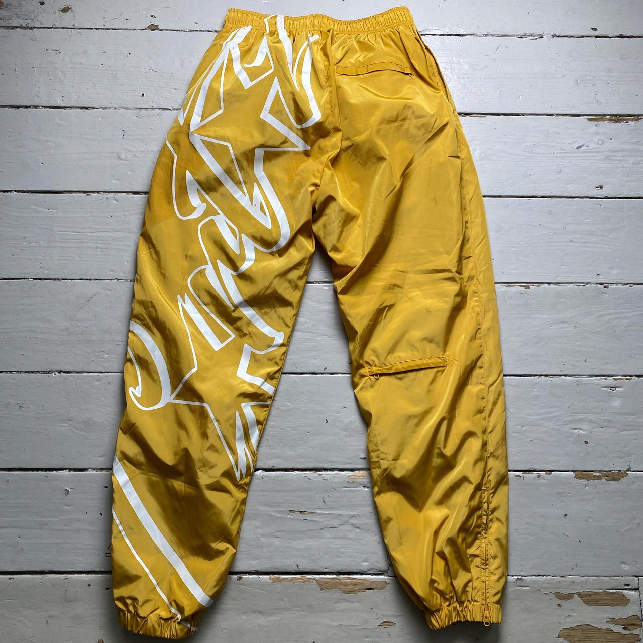 Corteiz Yellow Shell Shuku Trackpant Bottoms