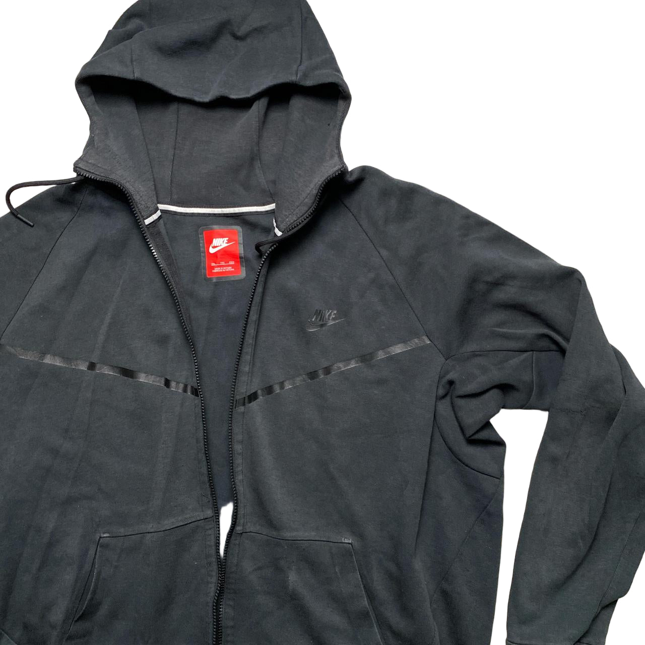 Nike Tech Fleece Black Hoodie (2XL)